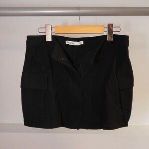 Bershka Black Mini Skort